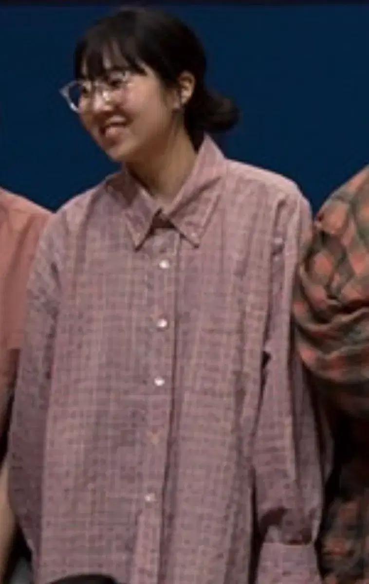 아워레가시 보로우드 BD 셔츠 핑크 킴블 체크