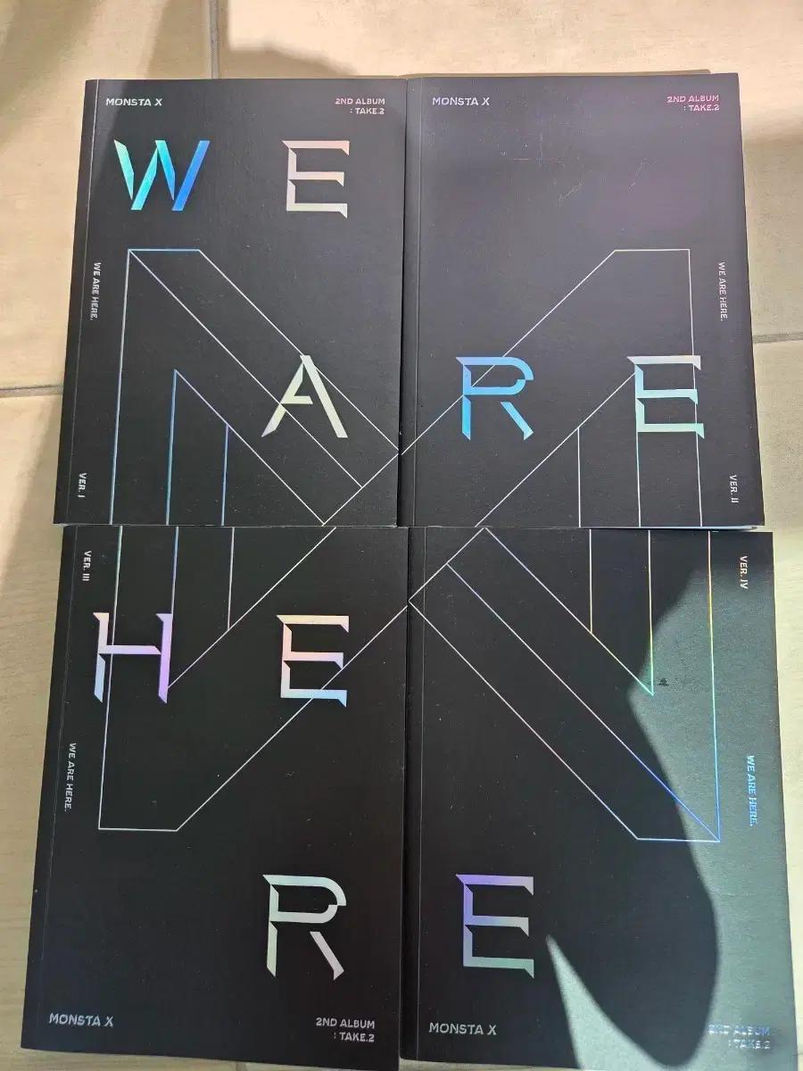 몬스타엑스 WE ARE HERE 앨범 풀세트