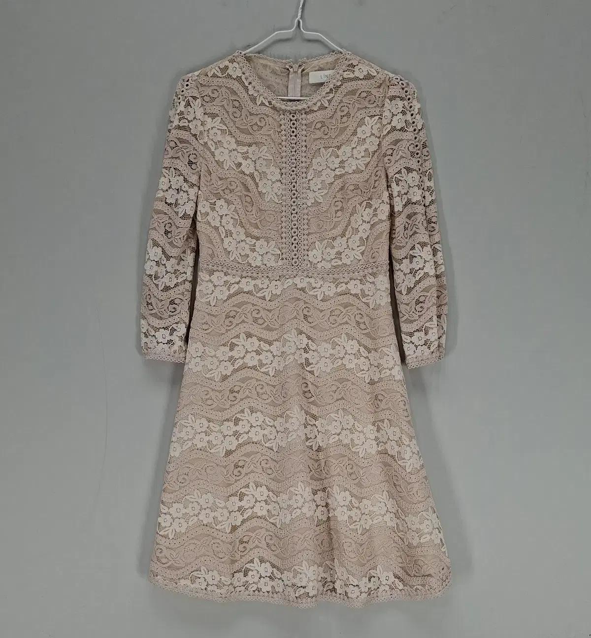 [AI 95%] 라인 여85 원피스 봄가을 베이지 64127