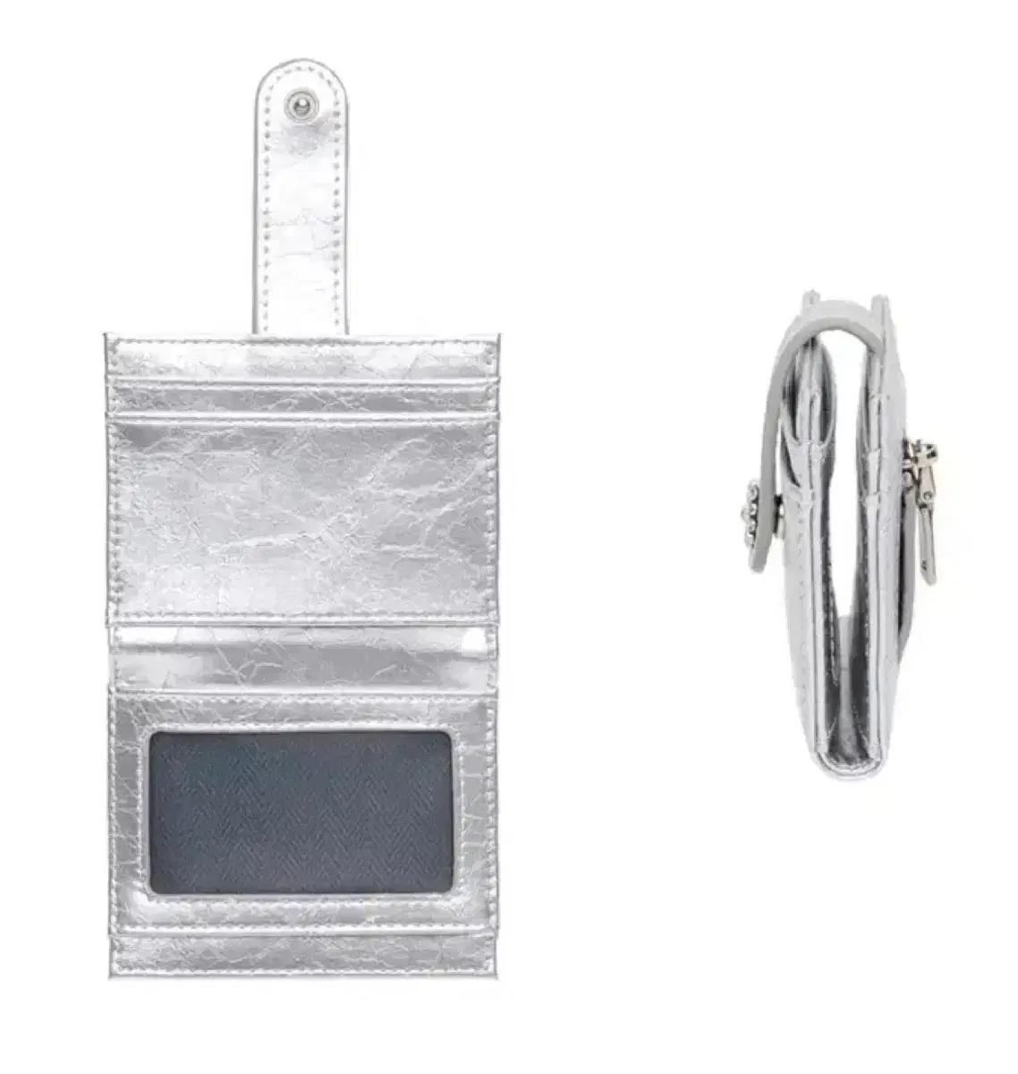 더이상 가격인하X) 르마스크 데이지 포토슬롯 동전 카드지갑 실버