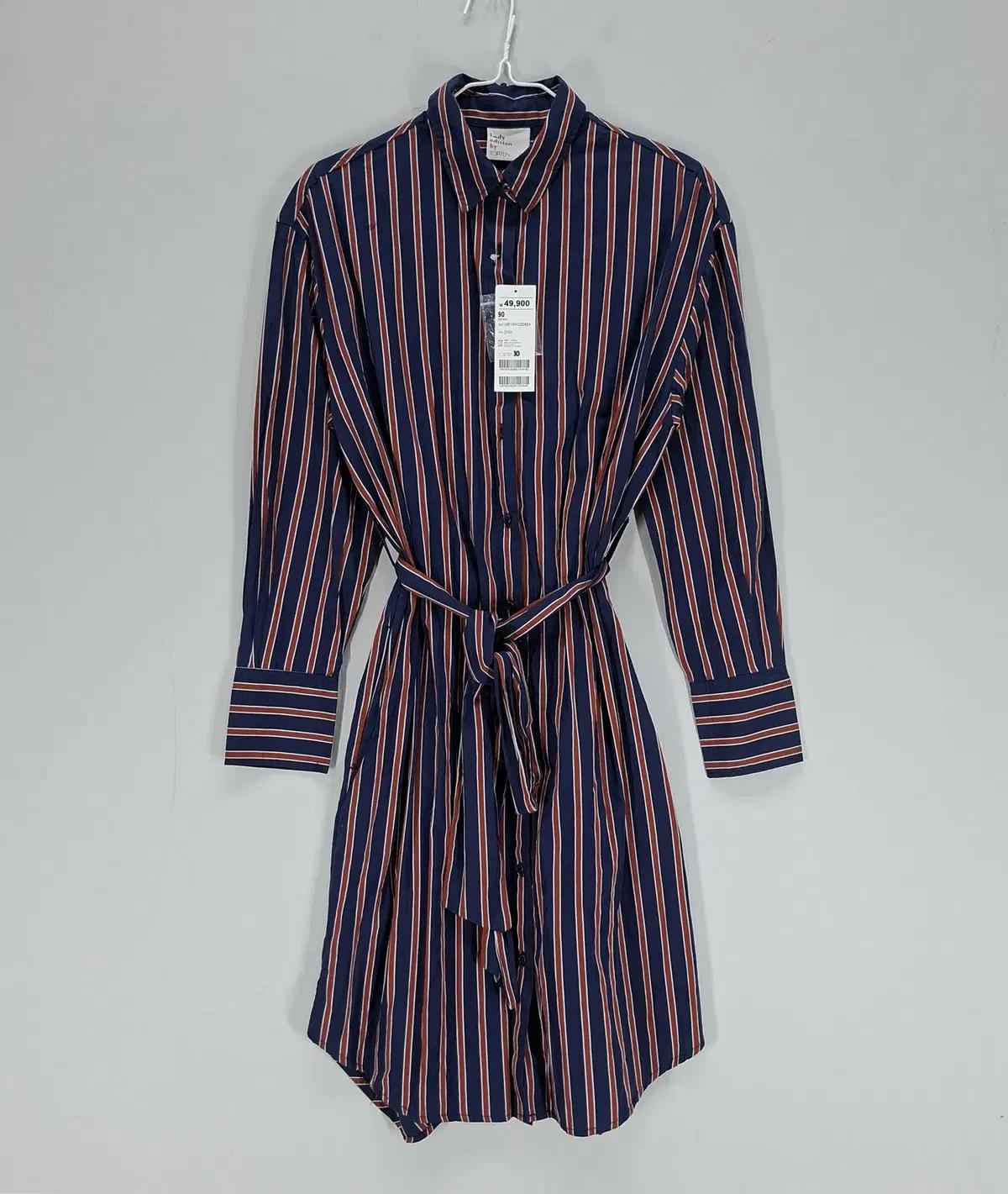 [신동품] 탑텐 여909 롱원피스 봄가을 스트라이프 64158