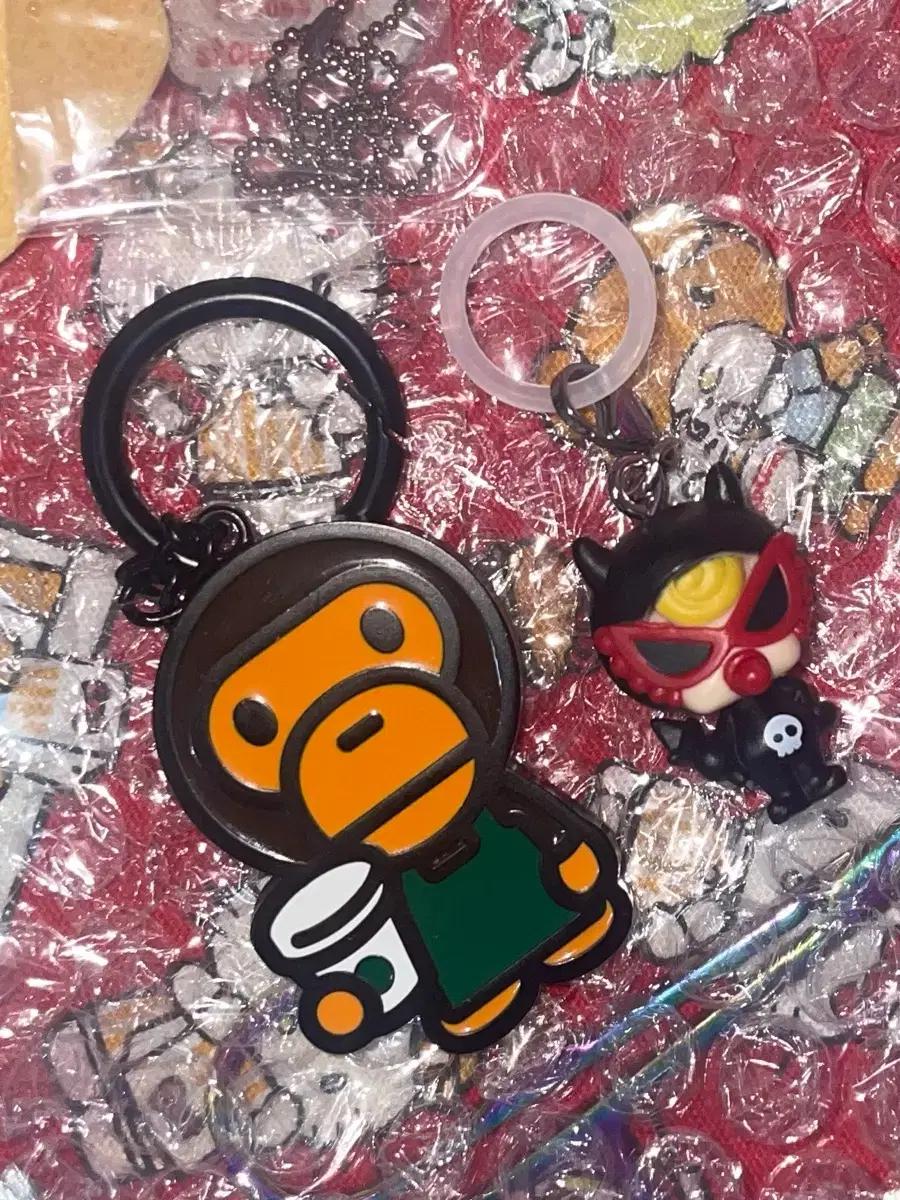 히스테릭미니 악마 메지루시 + 스타벅스 마일로 키링