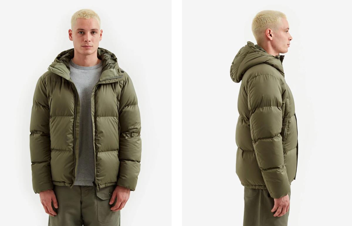 snow peak Recycled Down Jacket - Olive