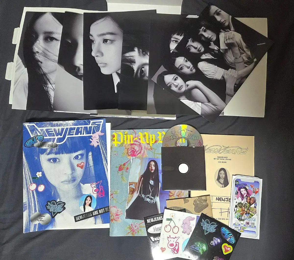 일괄할인 개급처 양도 뉴진스 앨범&포토카드&메세지카트