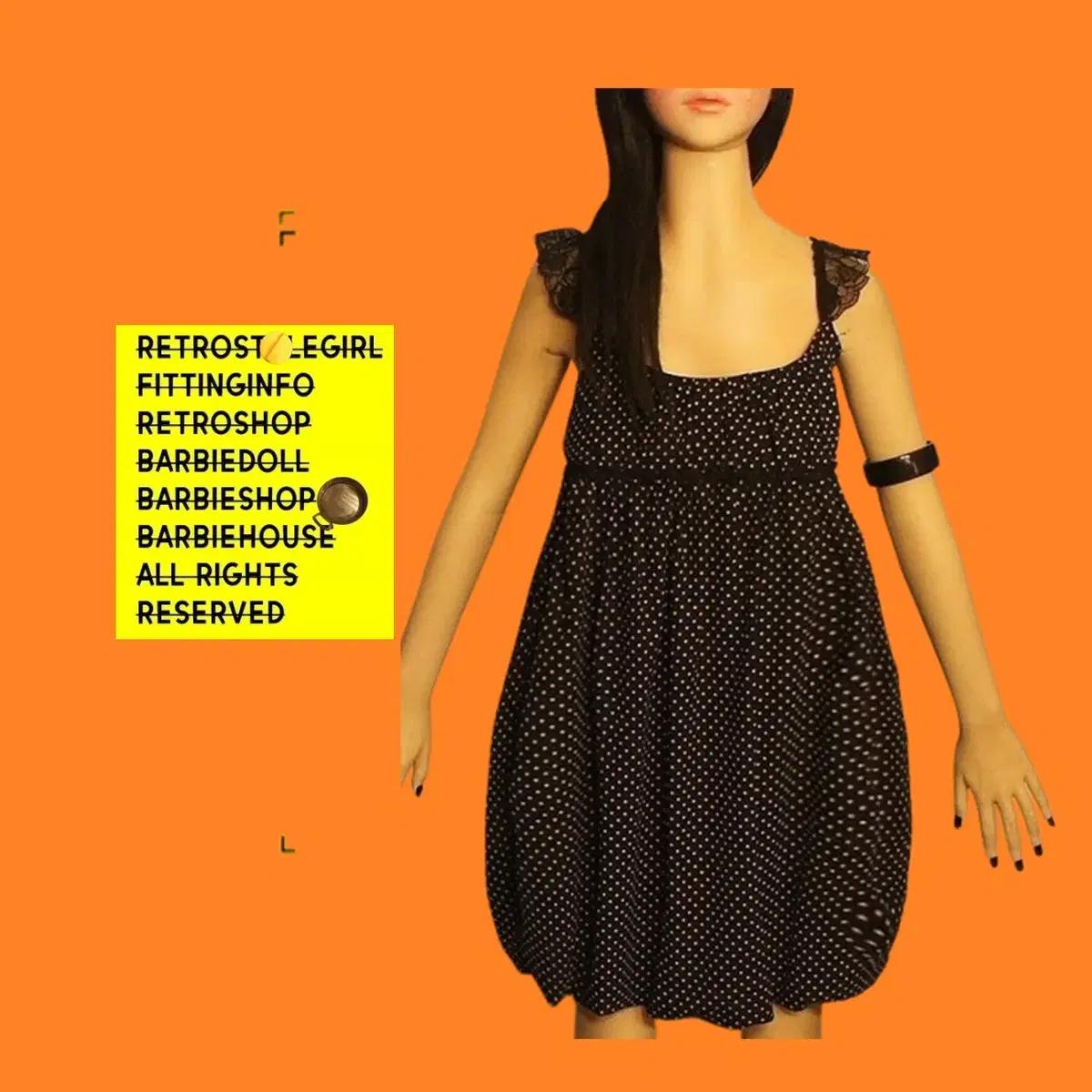 761미니원피스 도트원피스 여름원피스 끈나시원피스 레이스원피스