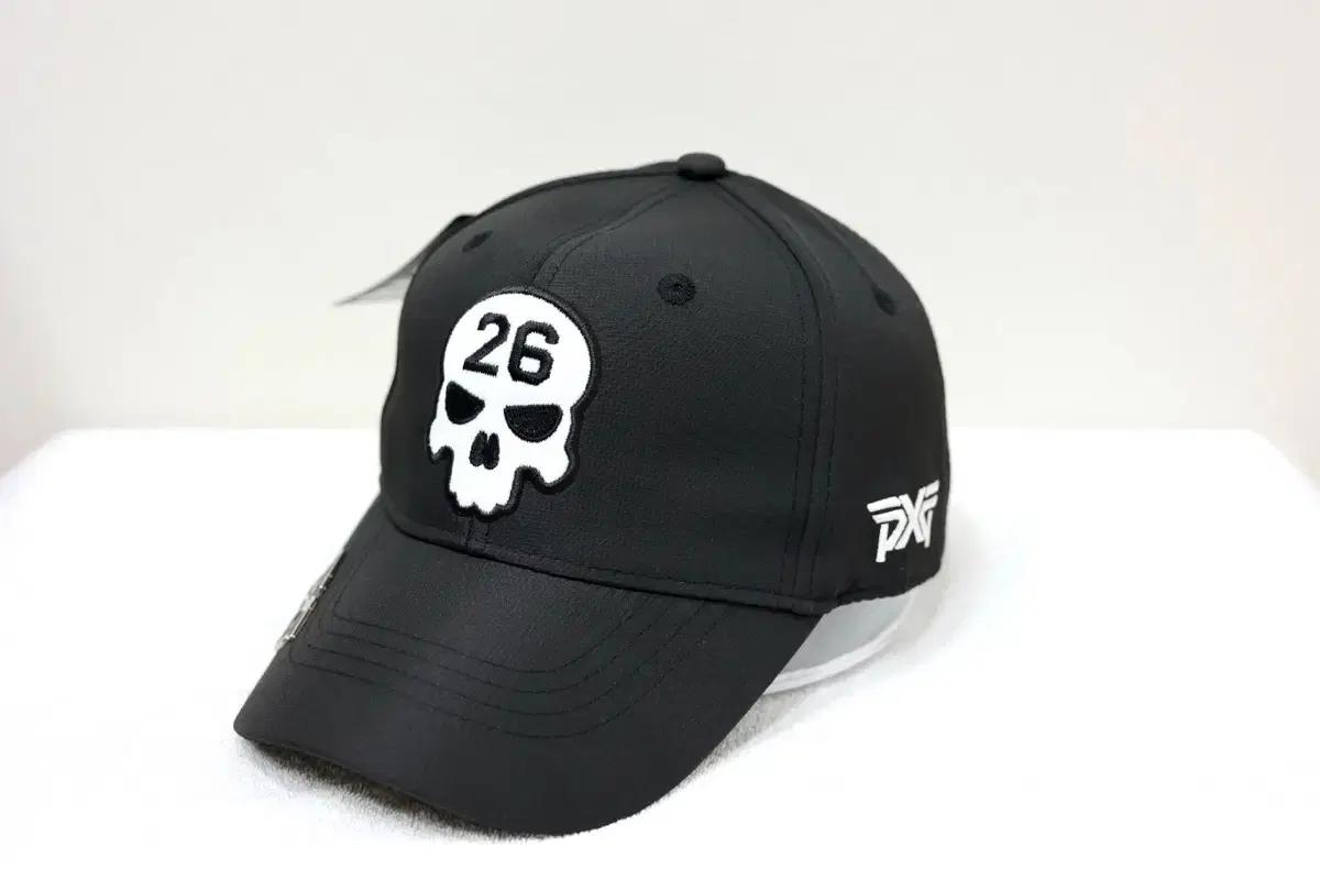 PXG 남성용 블랙 스컬 골프모자