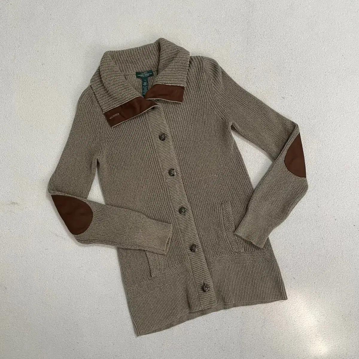 S 폴로 여성 니트 집업 자켓 B.4070