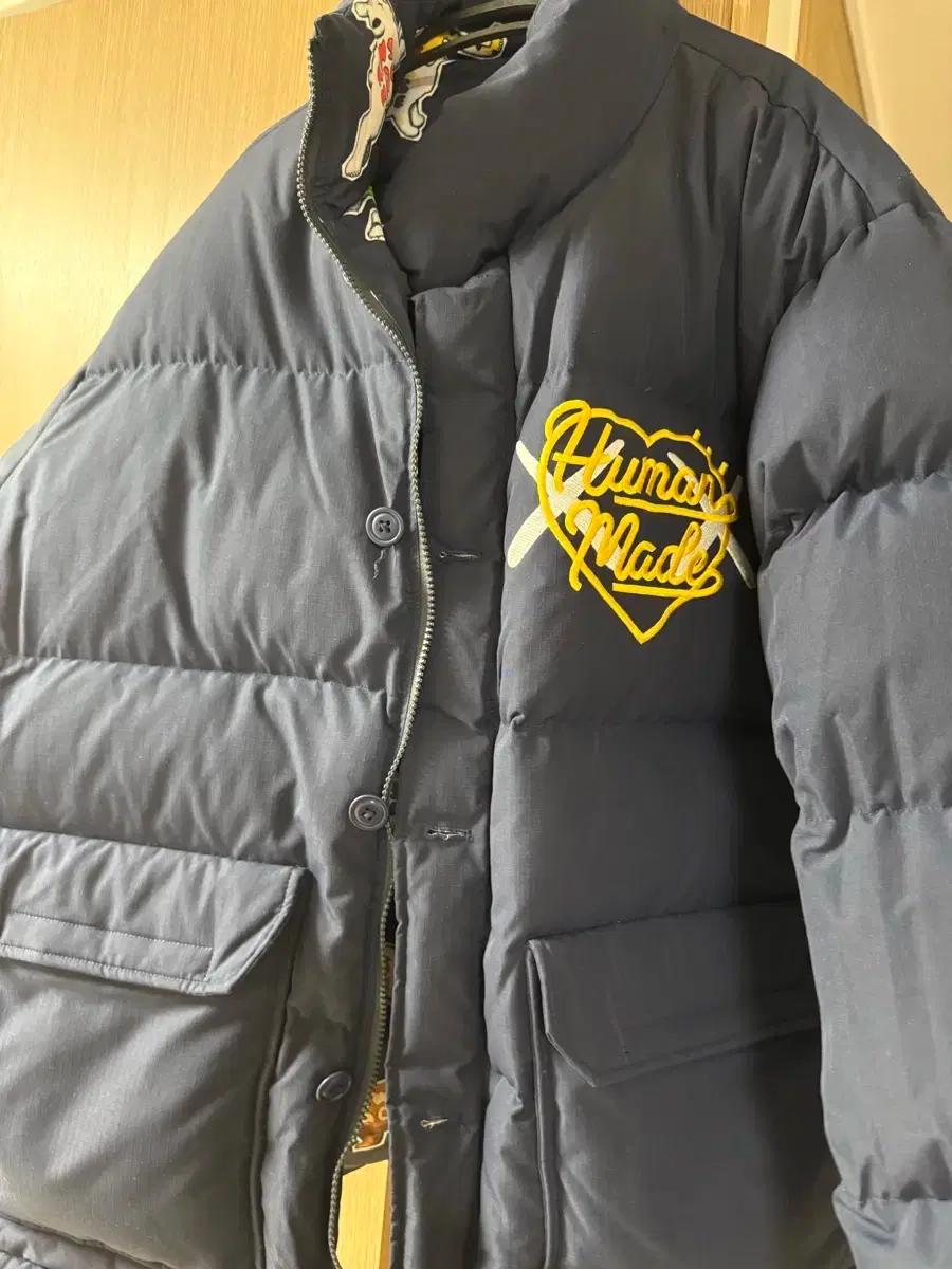 (2XL)휴먼메이드x카우스 리버시블 패딩 팝니다