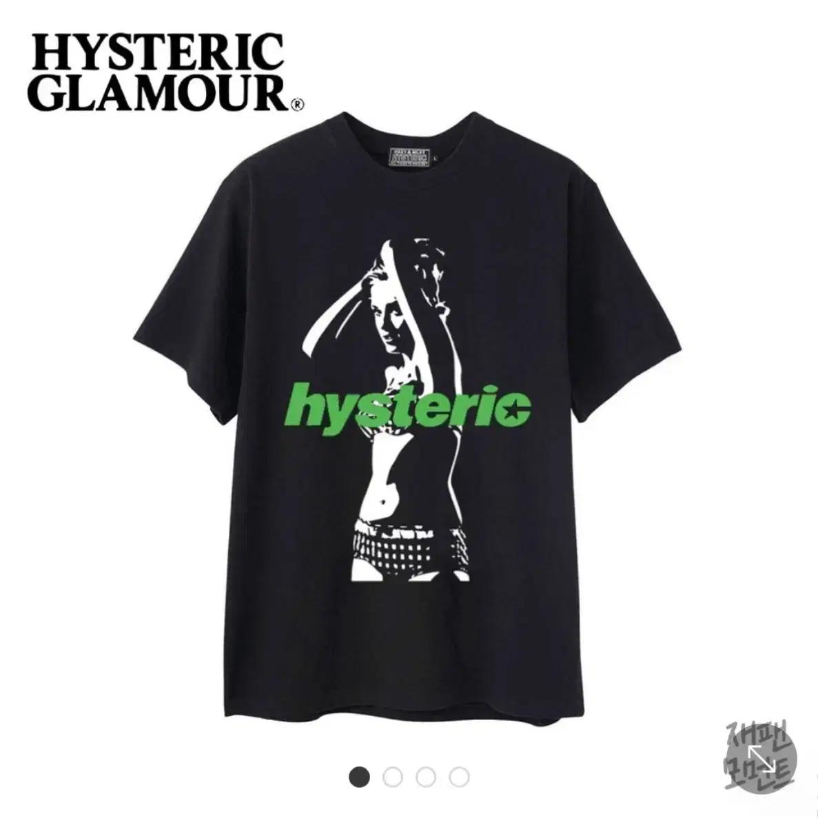 히스테릭글래머 armpits 반팔 티셔츠