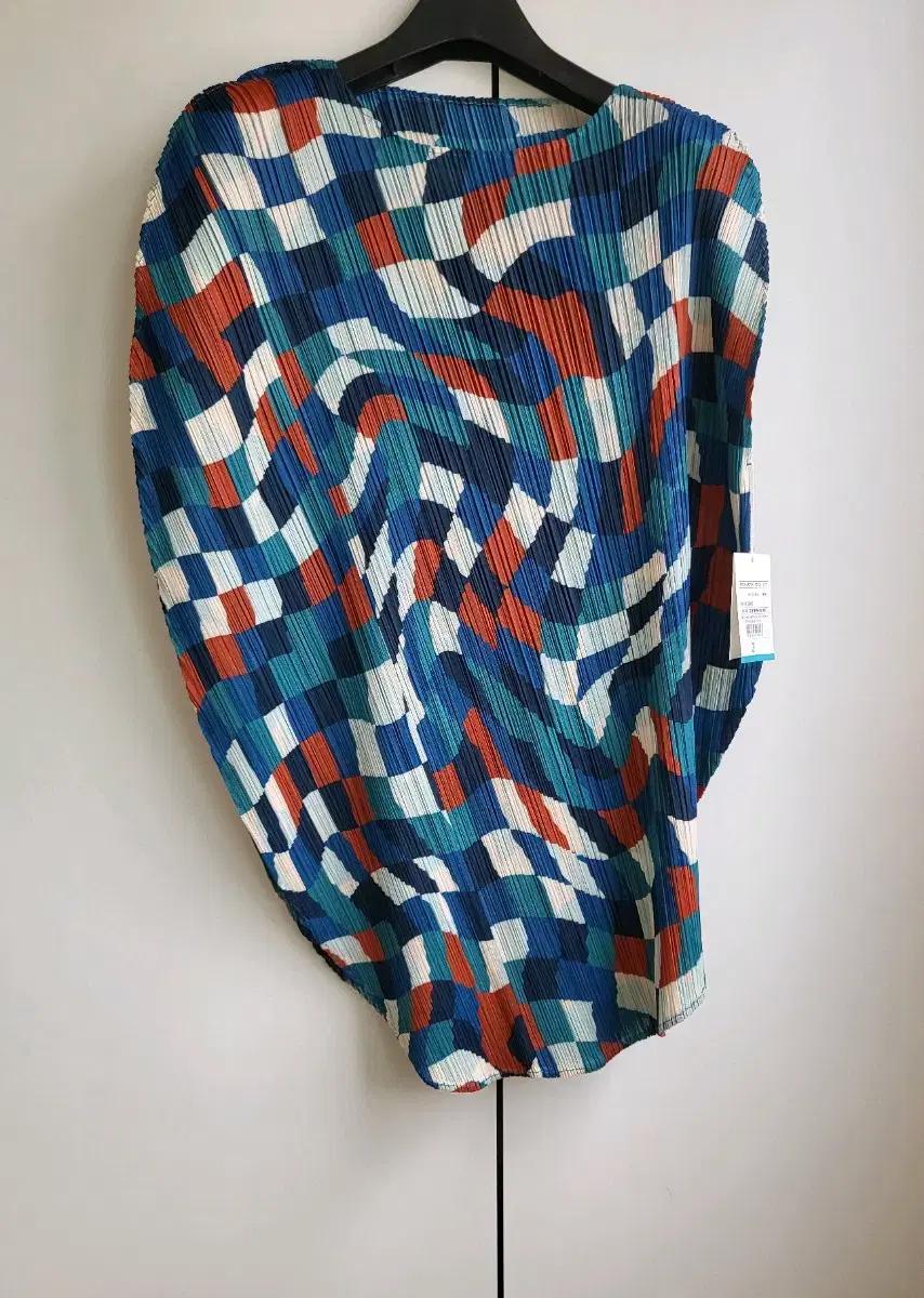 플리츠 플리즈 이세이미야케 댄싱 스퀘어 블루