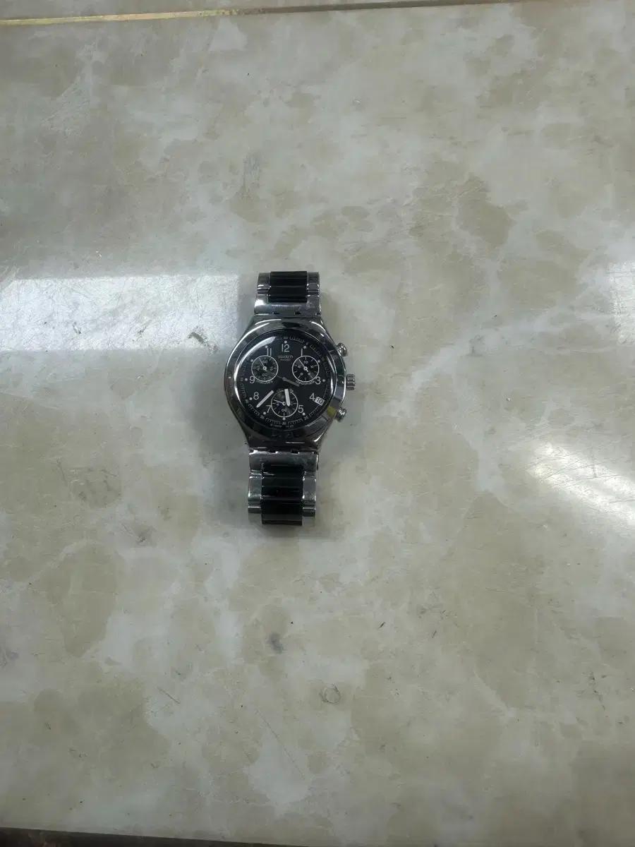 빈티지 스와치(Swatch) 아이러니 크로노그래프 올메탈판매