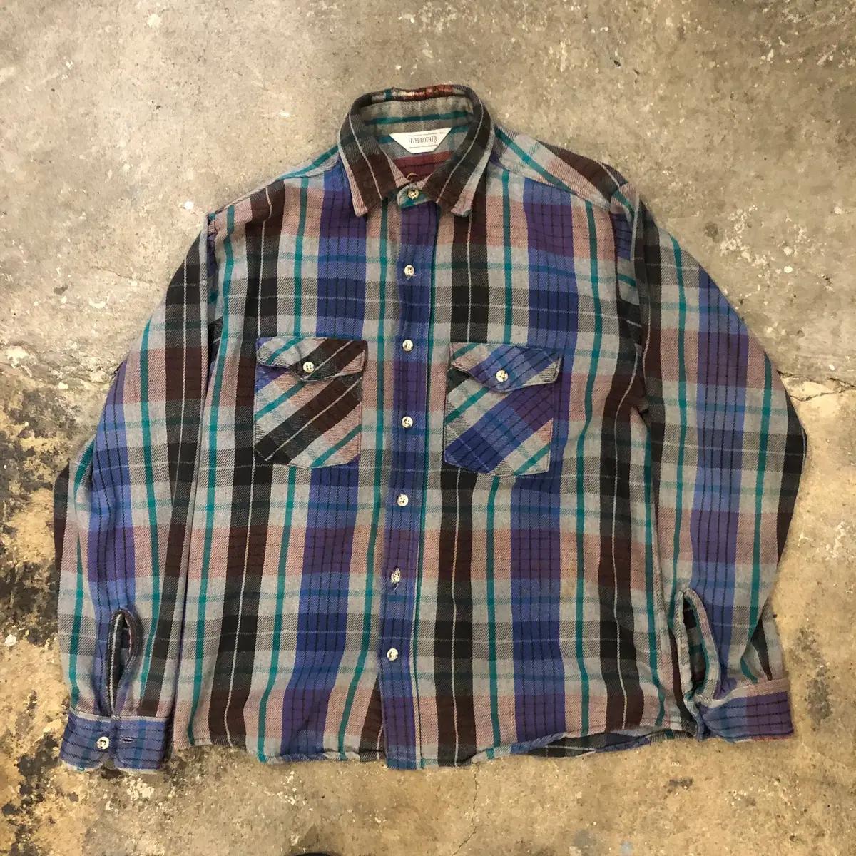 70s 80s Five Brother flannel