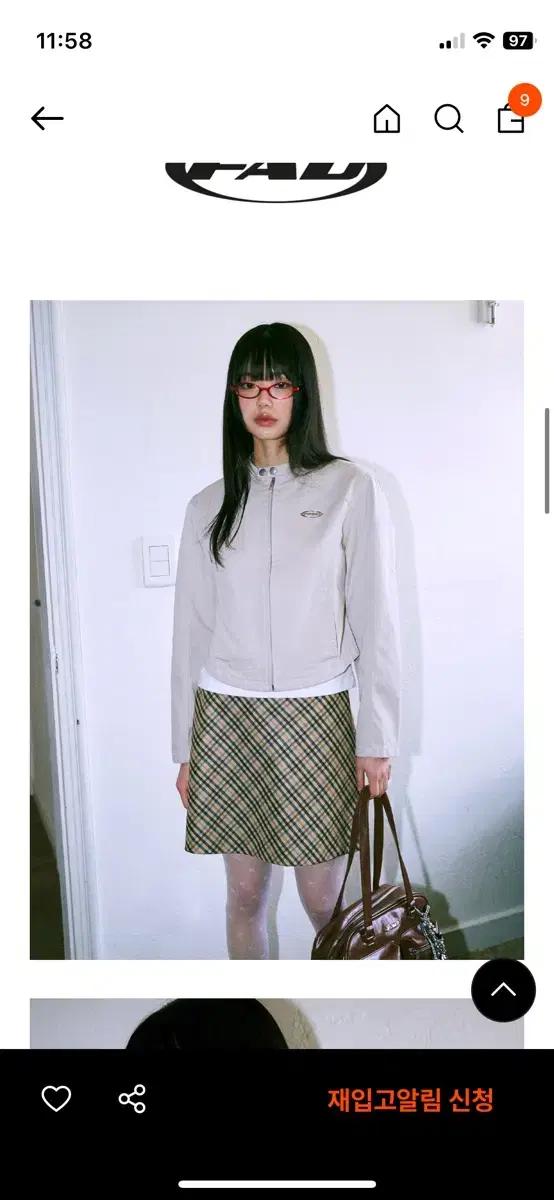 FAD 에프에이디 바이커 자켓 베이지 s