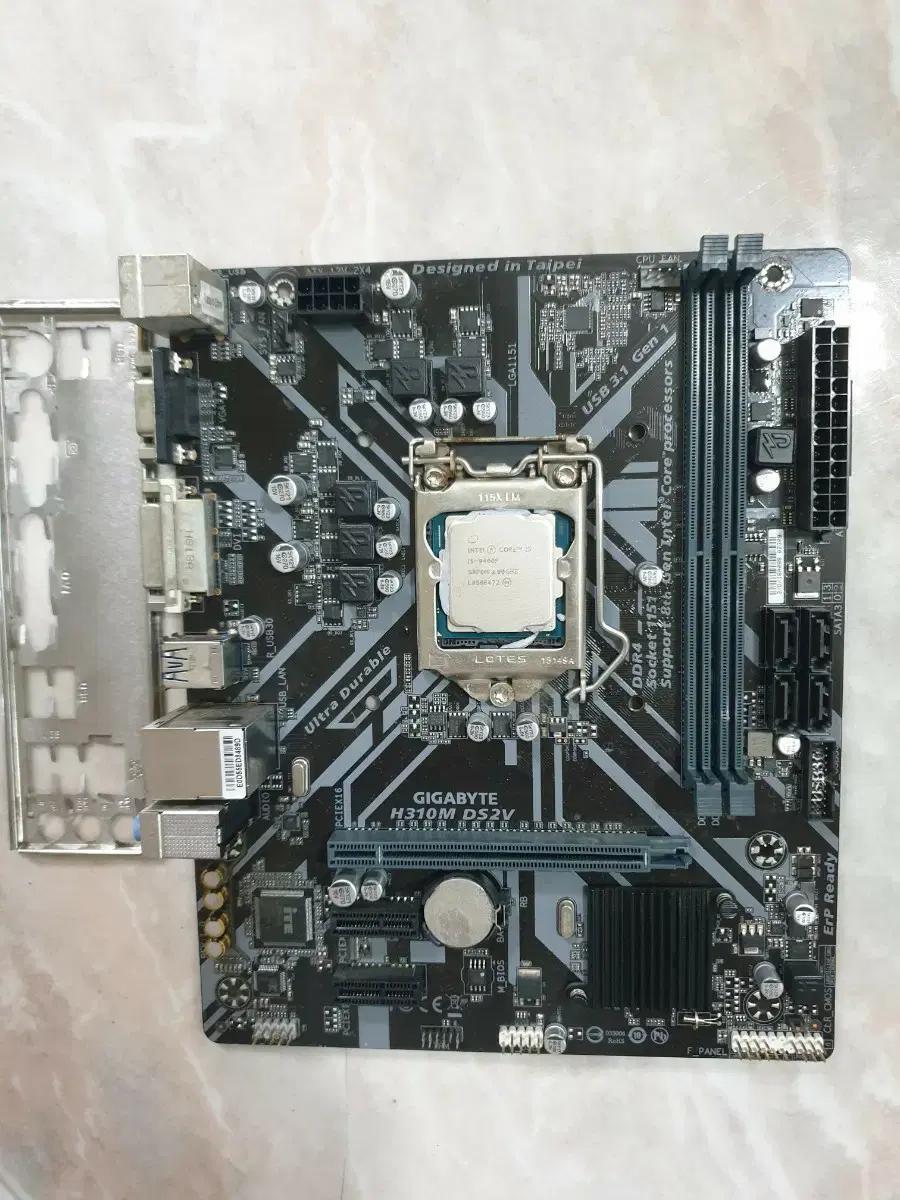 i5 9400F  ssd256g 기가바이트 H310M DS2V