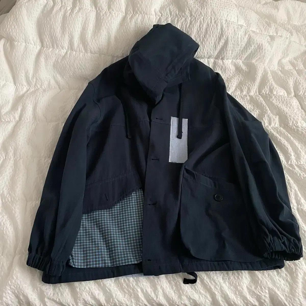 sunnect/ Patchwork Hood Parka