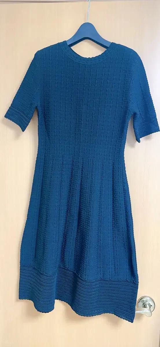 Sjsj 니트 플레어 원피스