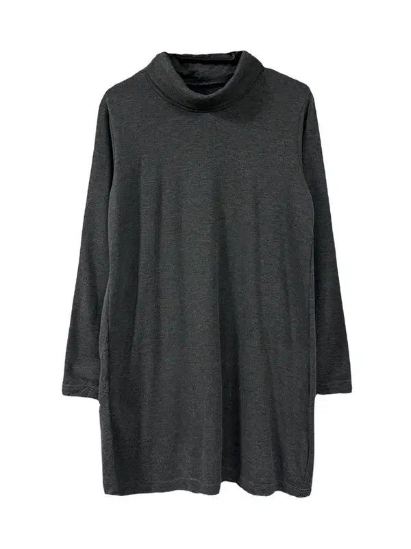 [M] LOVEBOY 폴라 긴팔 니트 미니원피스 그레이