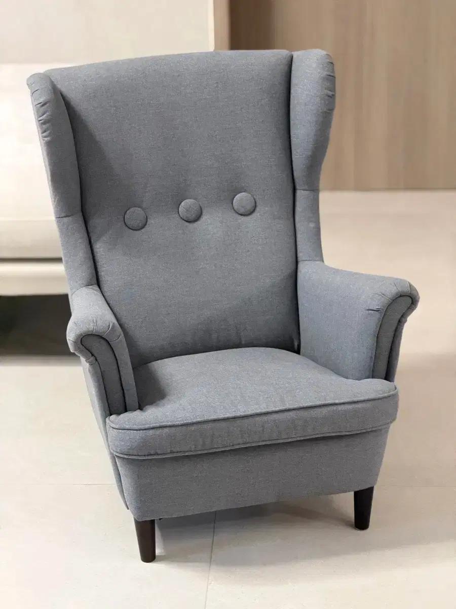 이케아 스트란드몬 아동 윙체어 그레이