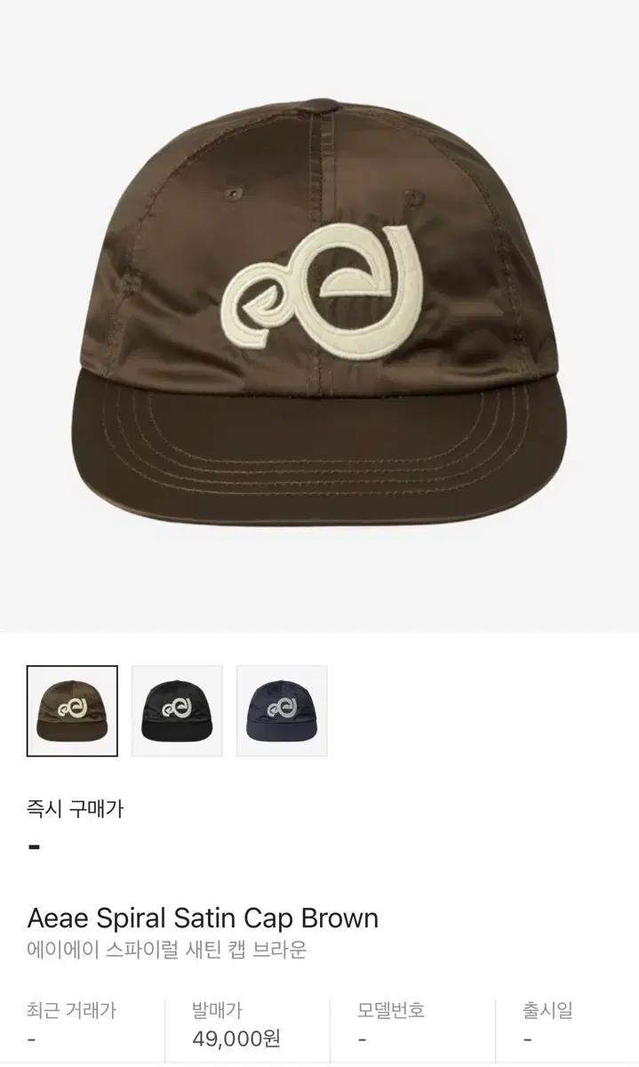 Aeae Spiral Satin Cap Brown 에이이에이이 사틴캡