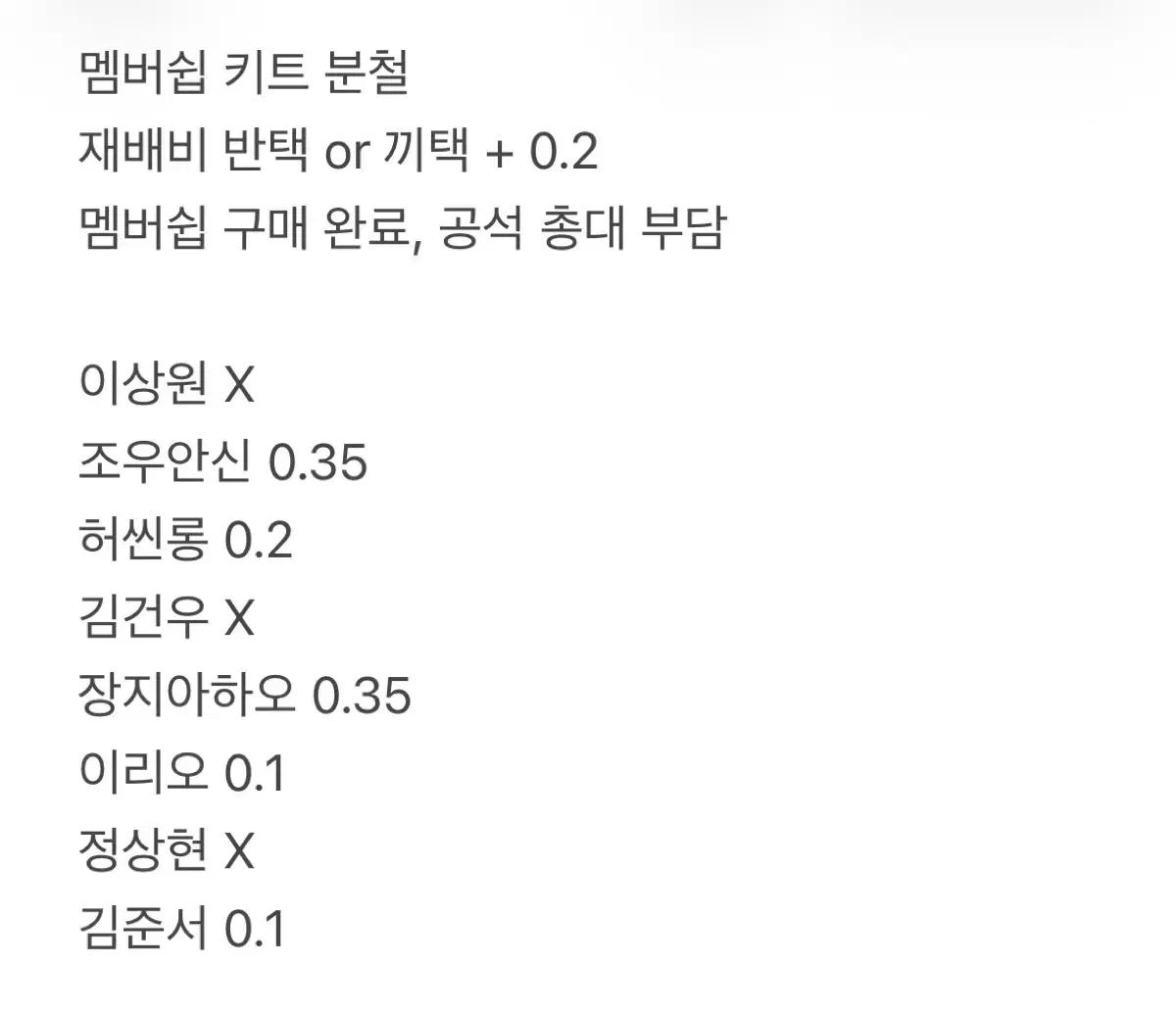 알디원 알파드라이브원 ALD1 멤버쉽 키트 분철