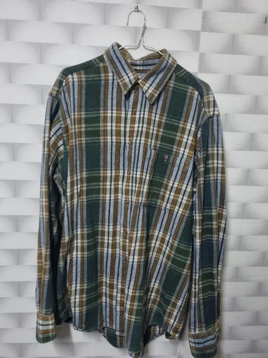 필드마스터(Fieldmaster)70s 체크 셔츠 2XL