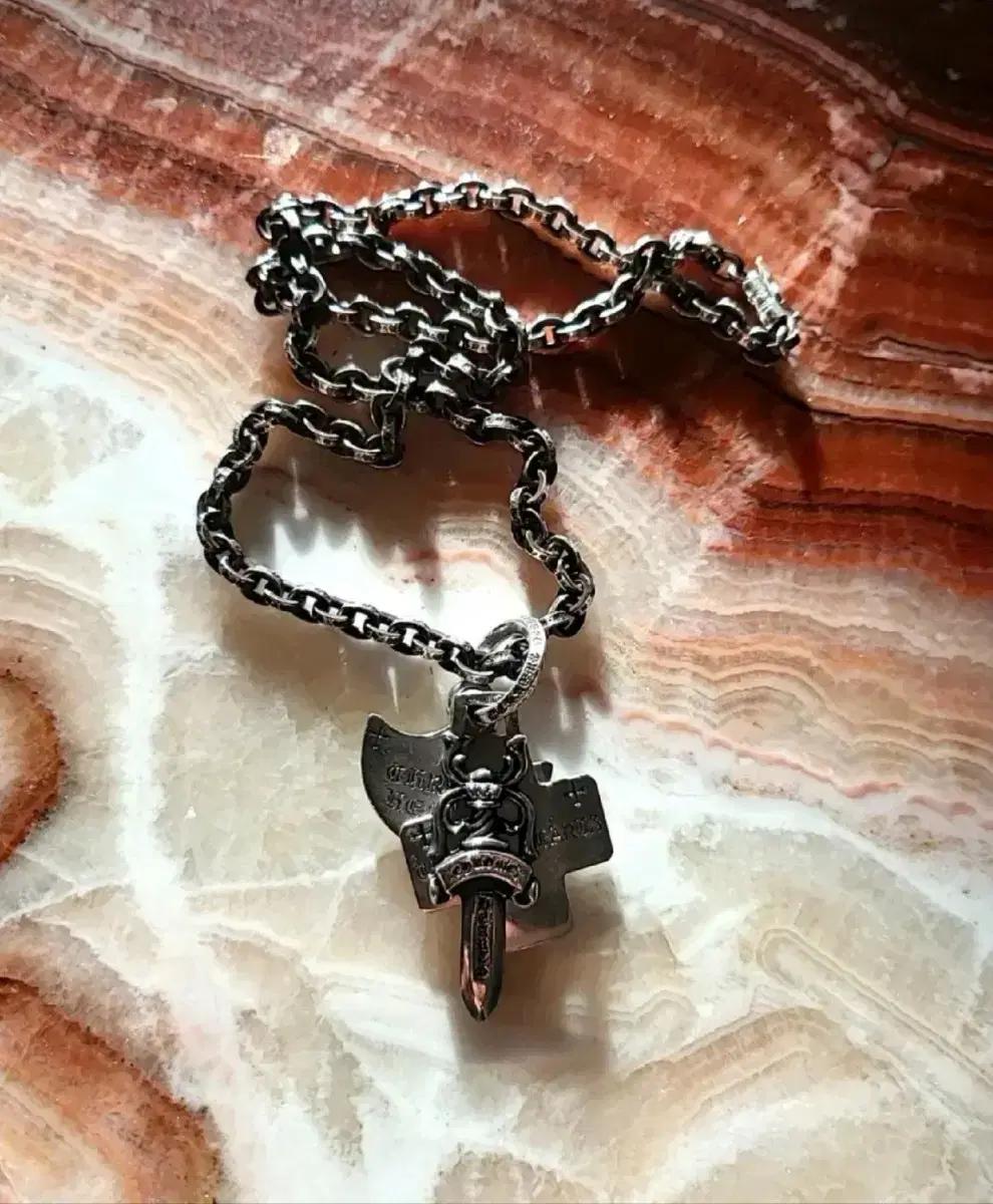 chrome  hearts  크롬하츠  트링킷 페이퍼체인 목걸이