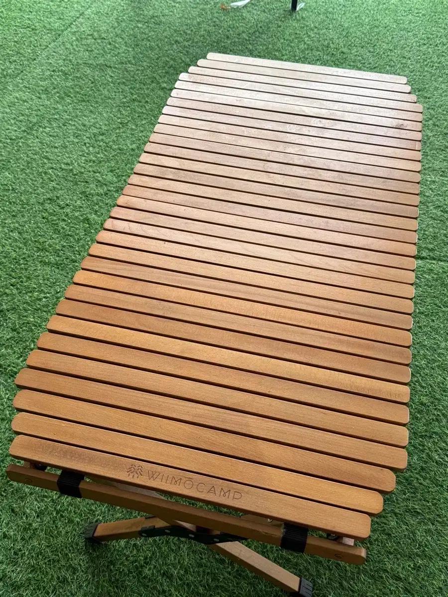위모캠 우드 롤 캠핑테이블