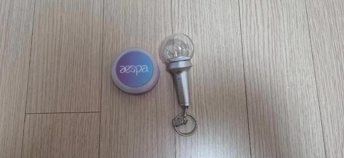 에스파 응원봉 키링