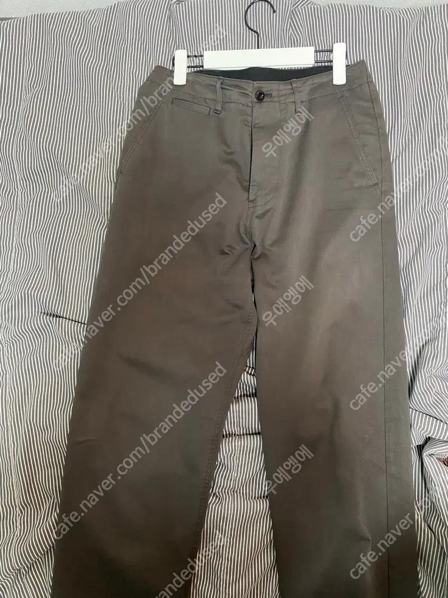 유니온블루 workman natural pants (s)