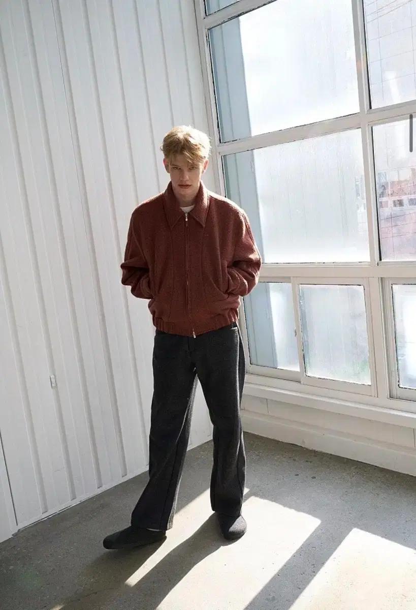 yiyae 울팬츠 차콜 m