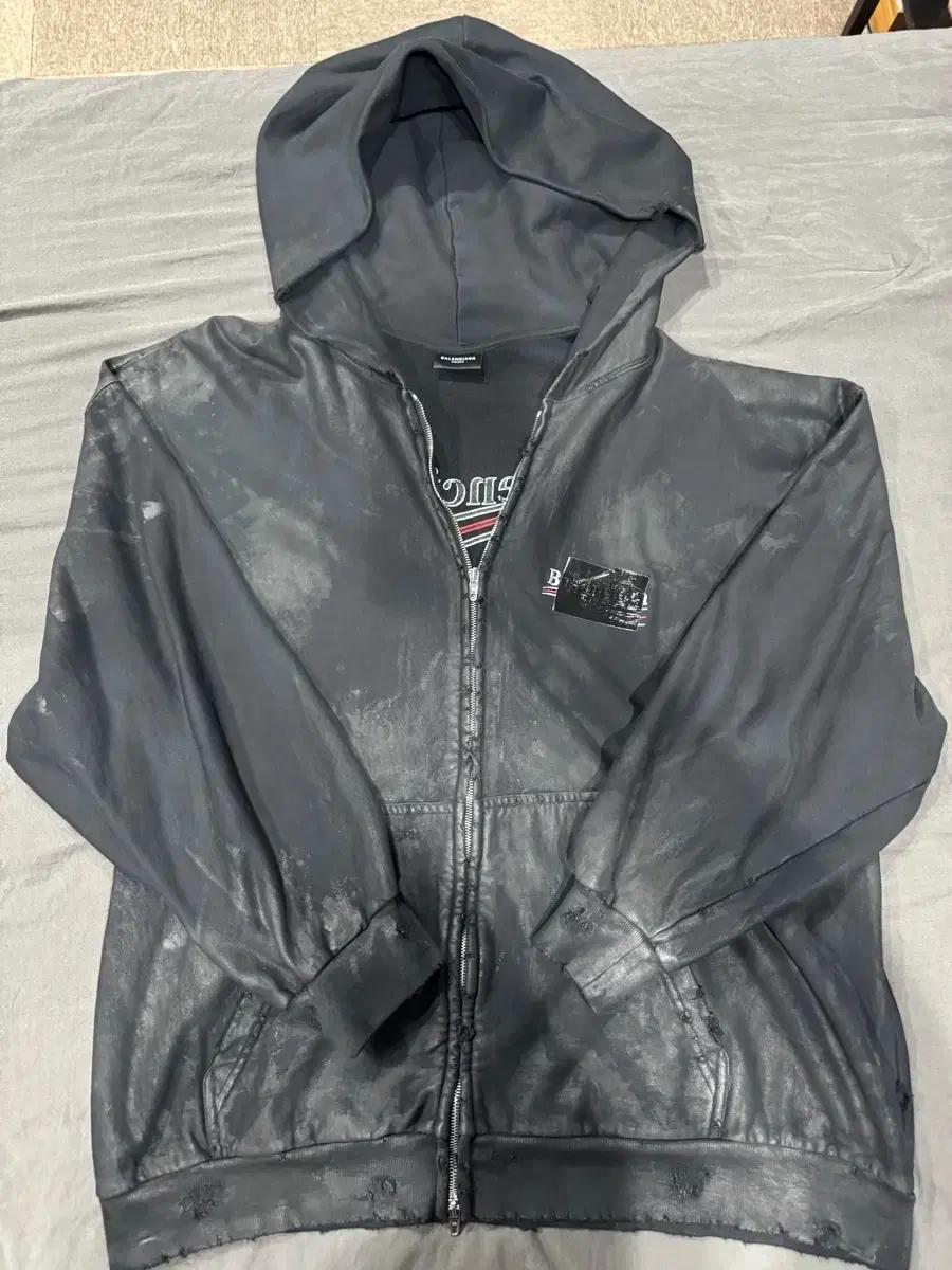 발렌시아가 개퍼 후드집업 xl
