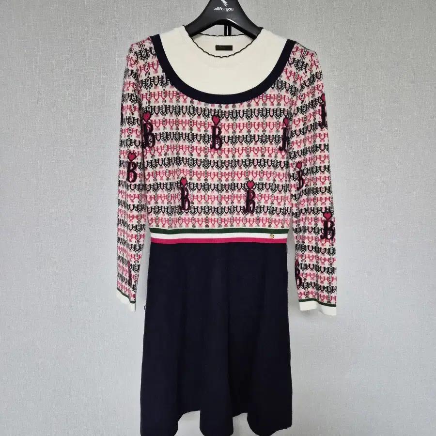 베네통 155호 긴팔 니트 원피스 드레스 C-원-072