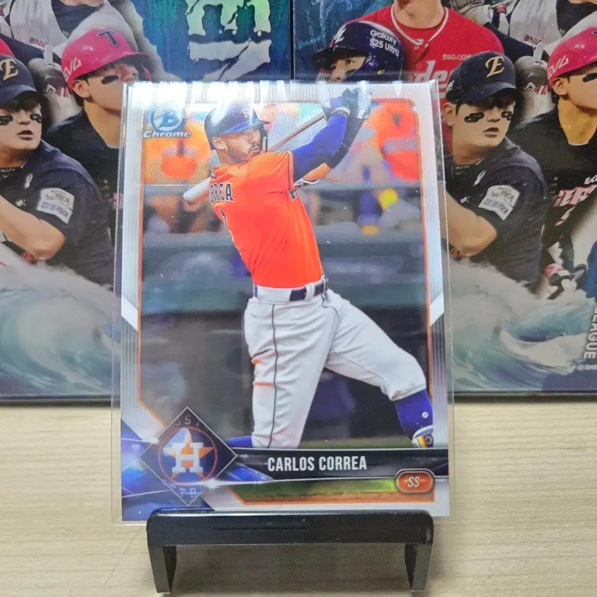 2028 보우먼 크롬 Carlos Correa 베이스 판매합니다.