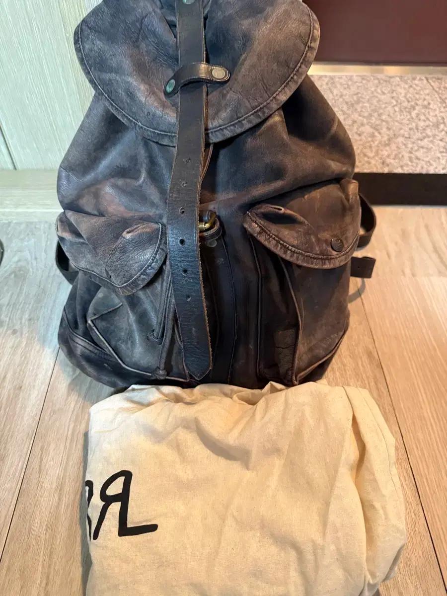 rrl 더블알엘 버팔로 레더 럭색 판매합니다