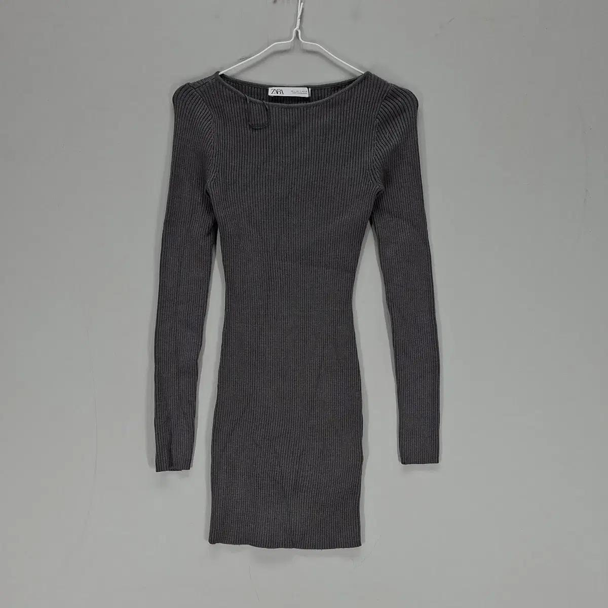 [신동품] 자라 여90 원피스 봄가을 그레이 64262