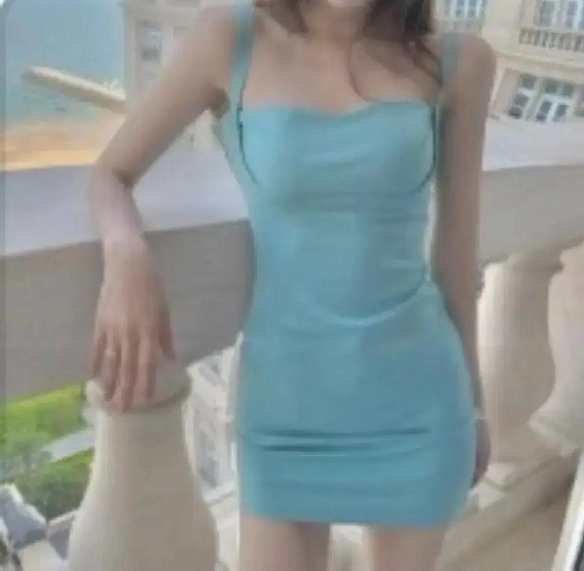 여름 끈나시 원피스