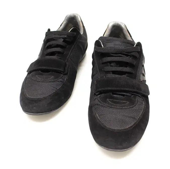 루이비통 블랙 캔버스 스웨이드 벨크로 스타더스트 남성 스니커즈 7