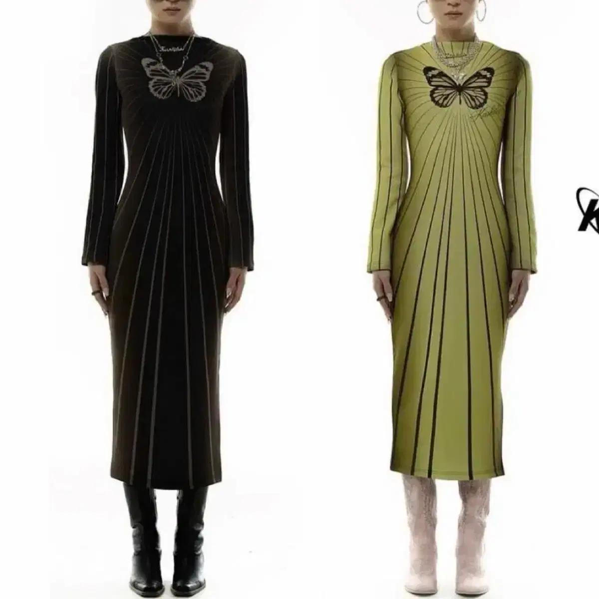 Kashiko butterfly dress