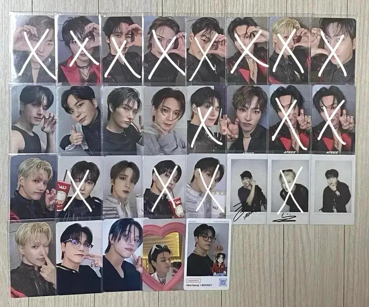 에이티즈 ateez 포카 양도