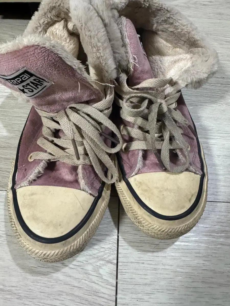 털신발 캔버스신발 겨울신발 운동화