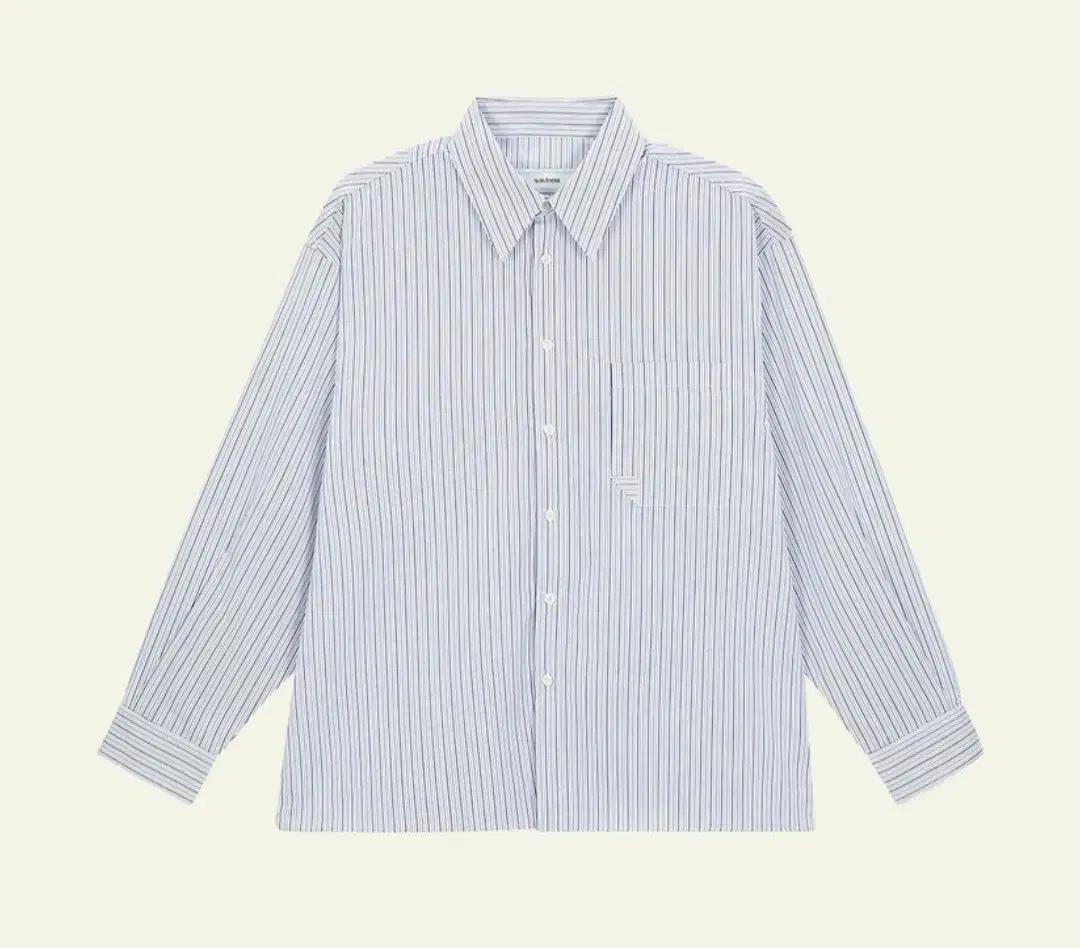 Origami 스트라이프 셔츠 - Ocean Blue 2사이즈