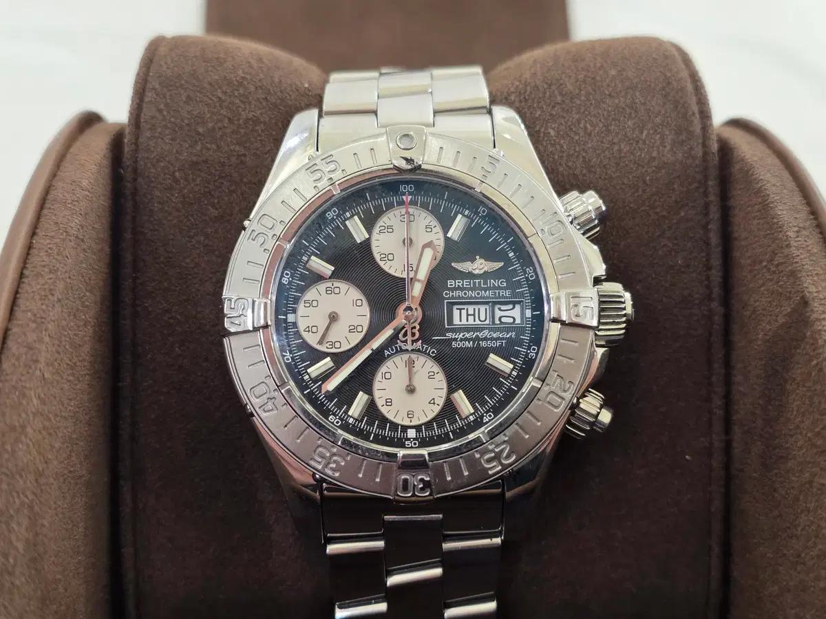 브라이틀링 슈퍼오션 크로노그래프 데이데이트 42mm 09년풀셋