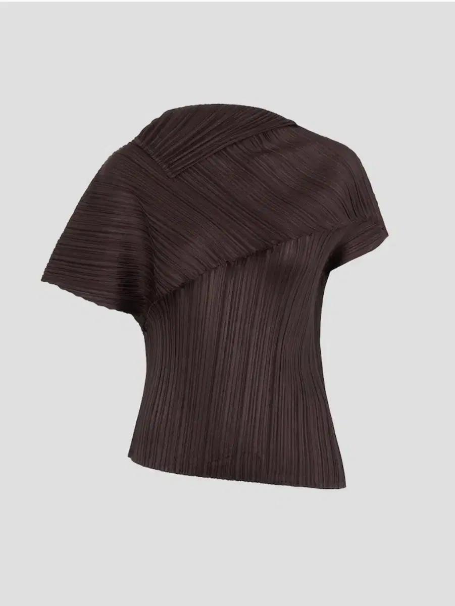 이세이미야케 플리츠플리즈 탑 리프 탑 다크 브라운 F사이즈