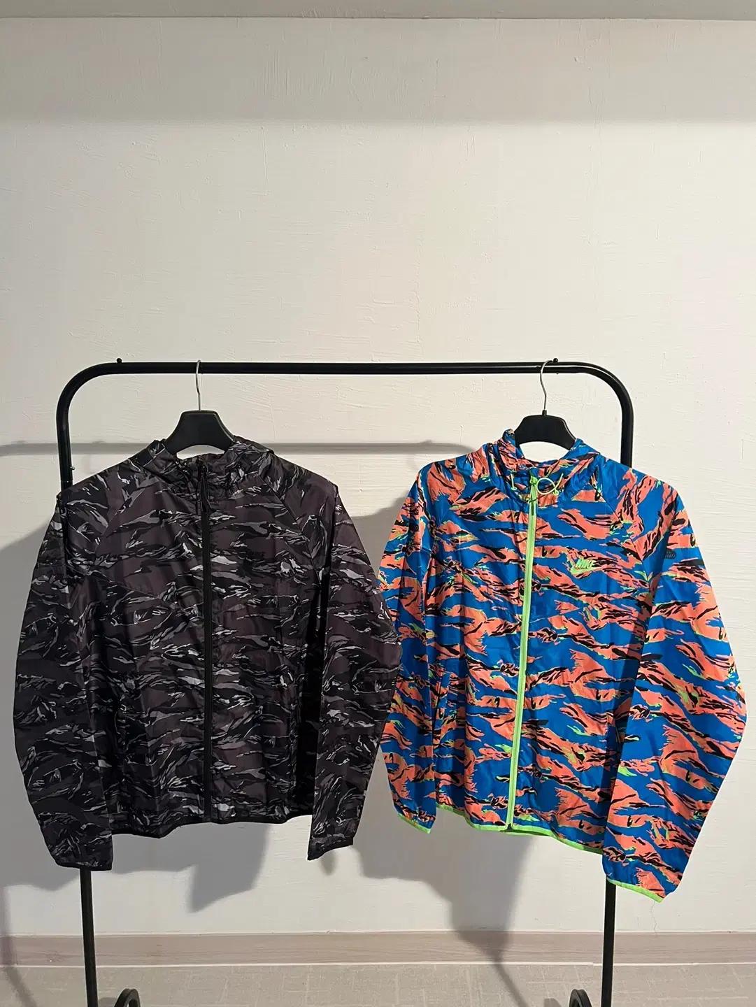 M,L 나이키 경량 카모 바람막이