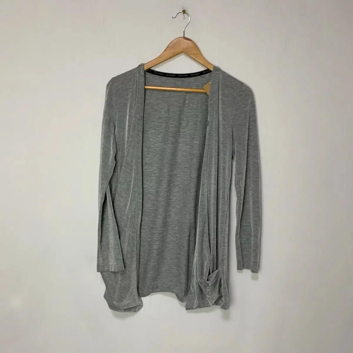 BALMAIN 발망 회색 가디건 오픈형 빈티지