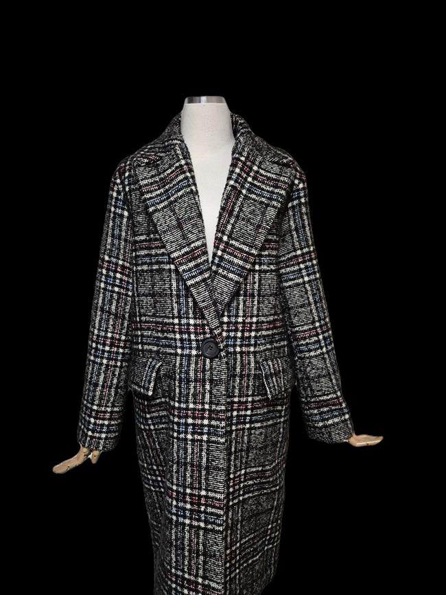 샤이린 정품 트위드 여자 겨울추동용 여성 울 모직롱코트자켓 프리