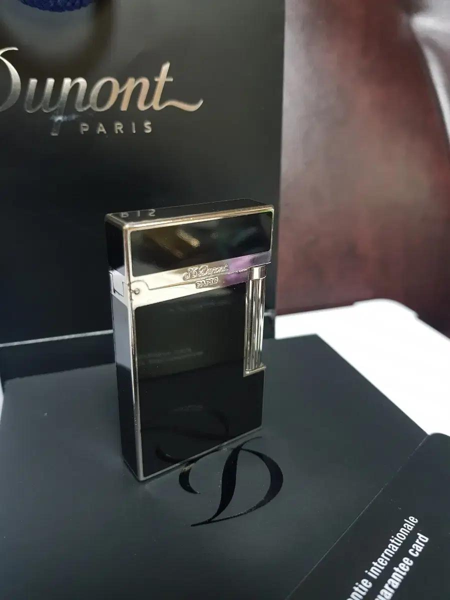 풀세트 듀퐁라이터 라인2 쌍불 ca16296 블랙래커 팔라듐 듀퐁라이타