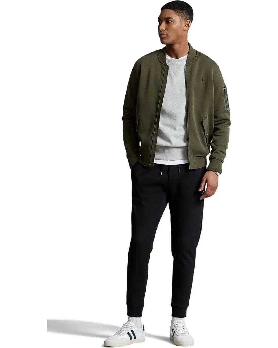 폴로 더블 봄버 자켓