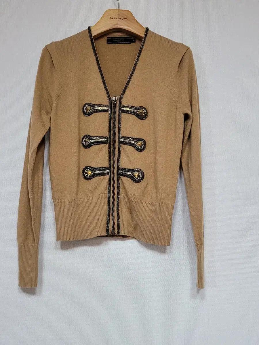 아이레 드 알렉시스(AIIRE DE ALEXIS)  비즈 가디건 새제품