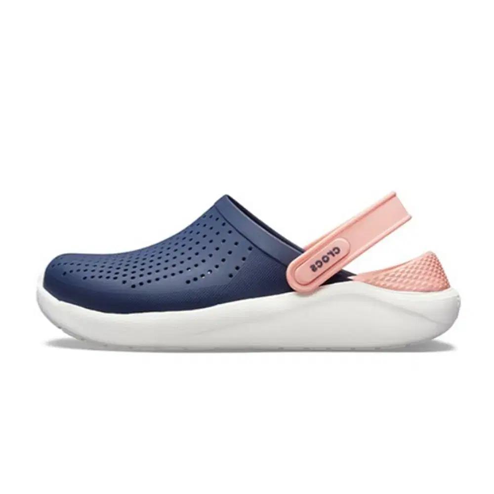 크록스 라이트라이드 클로그 204592-4jg 네이비 핑크